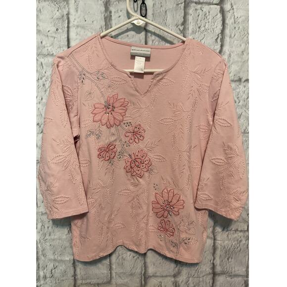 90’s Cottage Granny Alfred Dunner Top PS - Picture 1 of 7